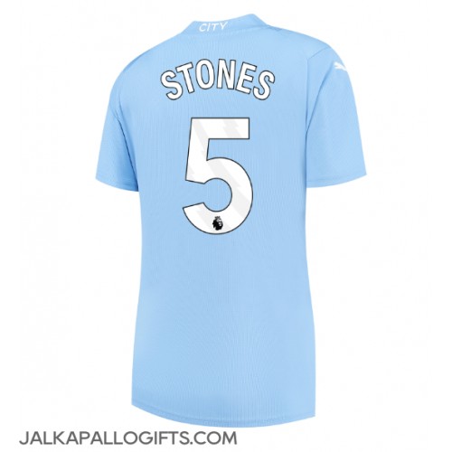 Manchester City John Stones #5 Kotipaita Naiset 2023-24 Lyhythihainen